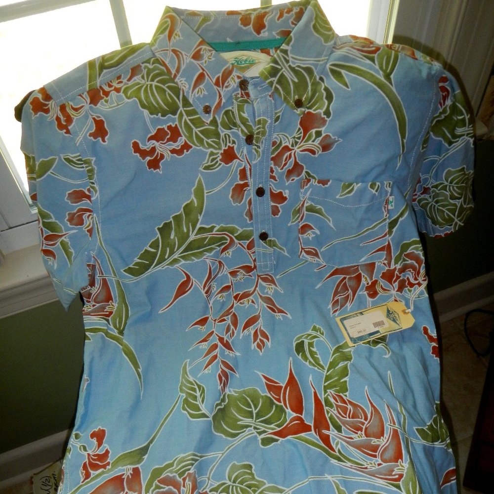 Men's Hobie Short Sleeve Shirt  SIZE L New w/tags